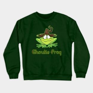 Halloween Ghoulie Frog for Kids and Trick or Treat Crewneck Sweatshirt